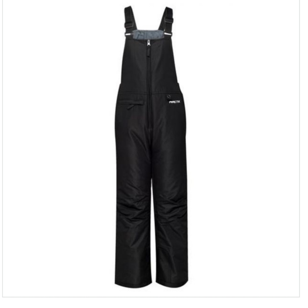 Arctix 5K Insulated Bib Overalls Black unisex kids size M